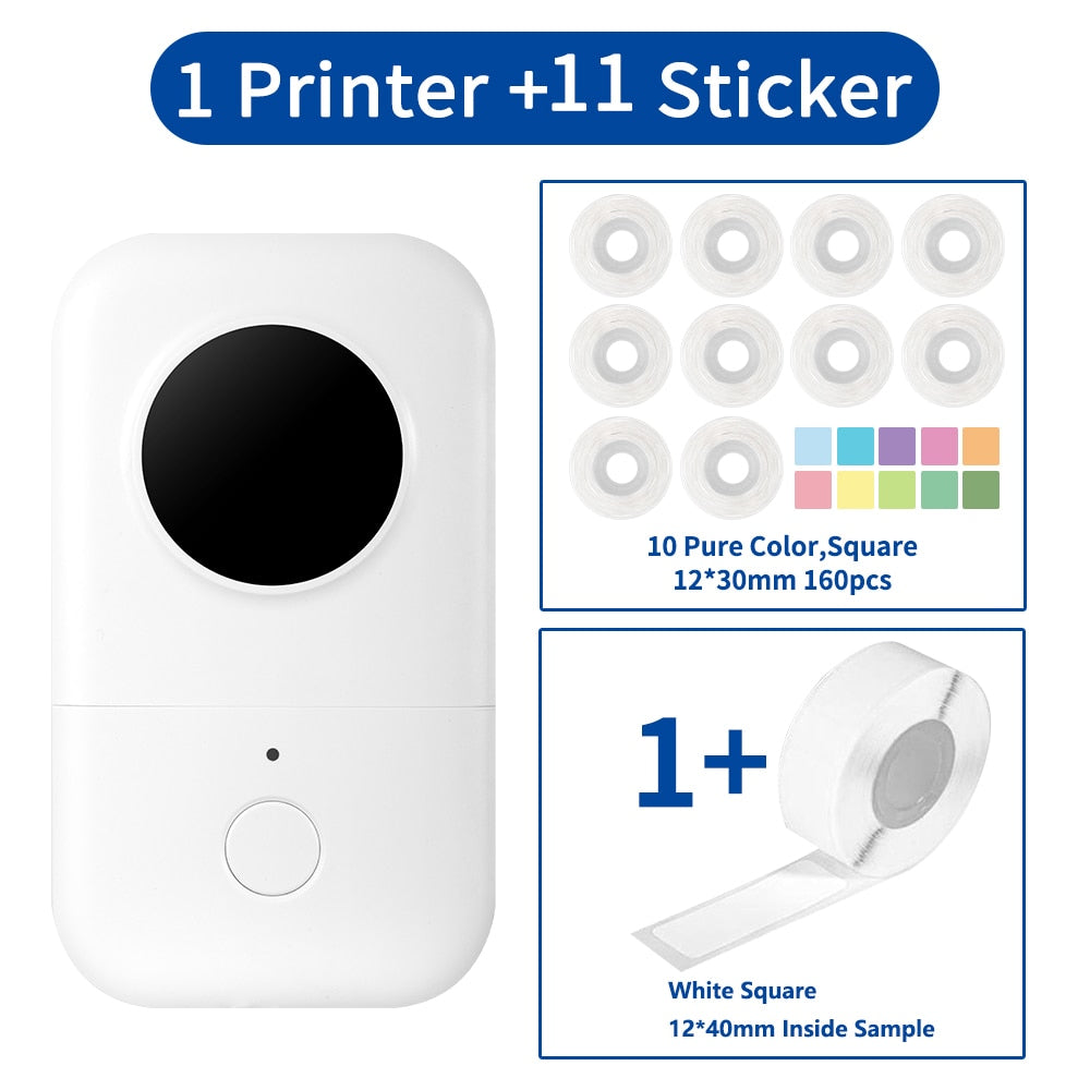 Label Printer Thermal Printing for Home Office School, 15mm Stickers,  Phememo D30