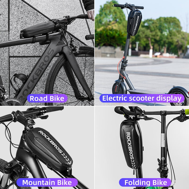 Hard Shell Waterproof Multifunctional Bicycle Bag
