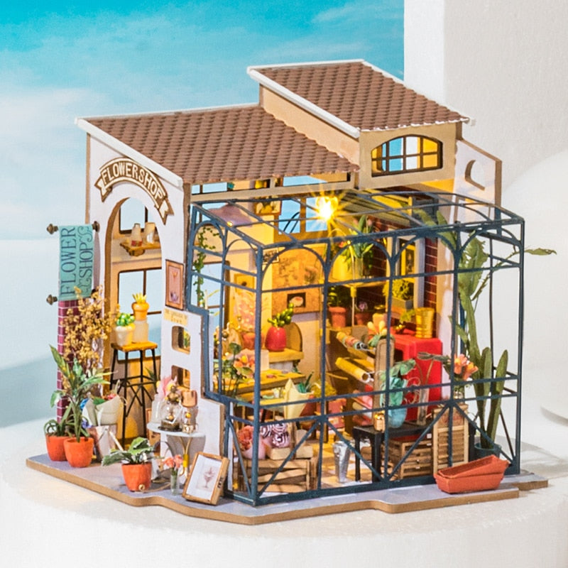 DIY Wooden Miniature Dollhouse Toys For Children and Adult