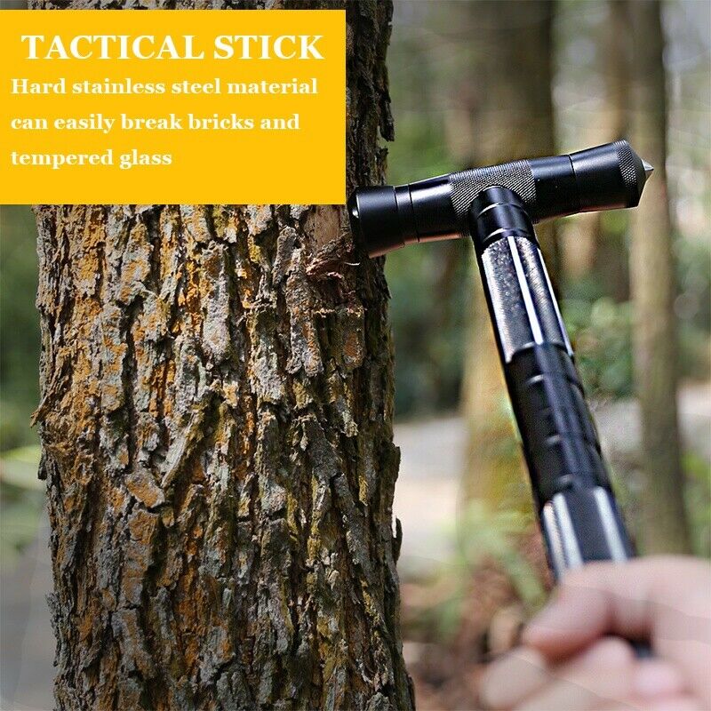 Tactical Trekking Poles Multi Tool Kit,  Survival Tools Walking Cane