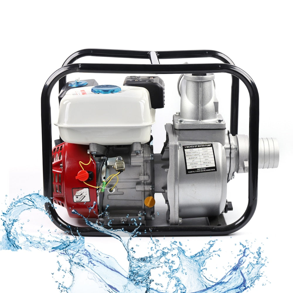 Quality 4 Stroke Water Transfer Pump 7.5 HP Gas Powered Engine for Garden Irrigation