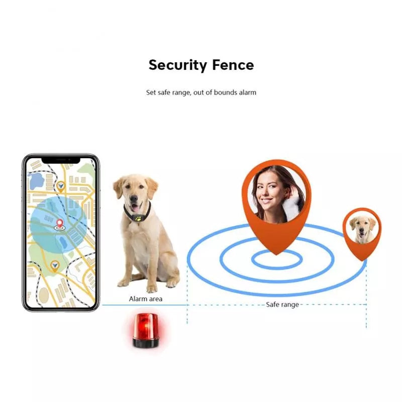 Pet Kids GPS Tracker Locator, Water-Resistant, Security
