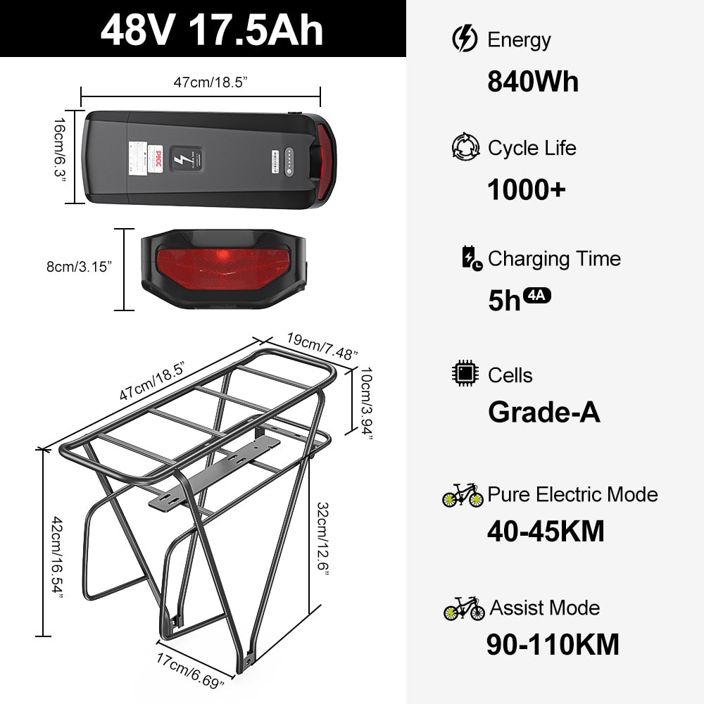 G0900 48V 750W Rear Cassette Brushless Hub Motor 26“ 27.5” 700C Bicycle Conversion Kit With LCD Display