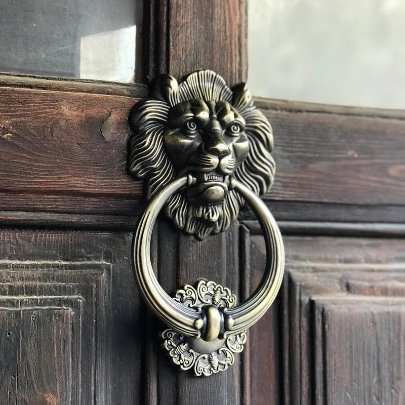 20cm Antique Lion Door Knocker