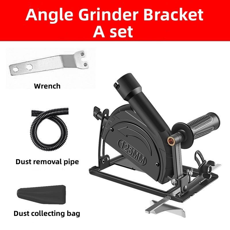 Electric Circular Saw Holder 100-125MM from Angle Grinder Converter Kit,   Adjustable to 45°   Dust Free