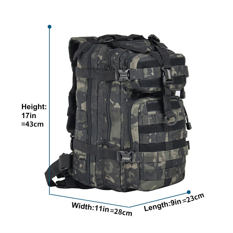 30L Tactical Waterproof Backpack For Trekking Hunting