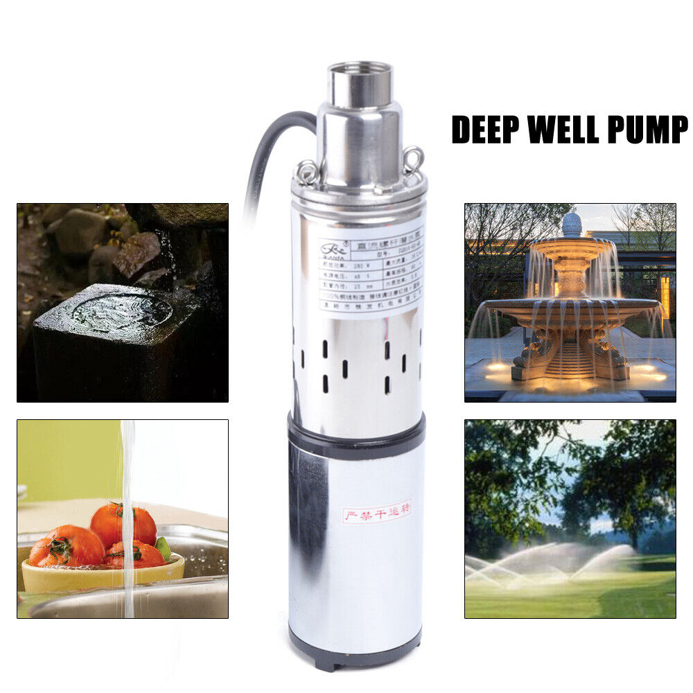 Solar Deep Well Water Pump Submersible Bore Hole Irrigation Pump