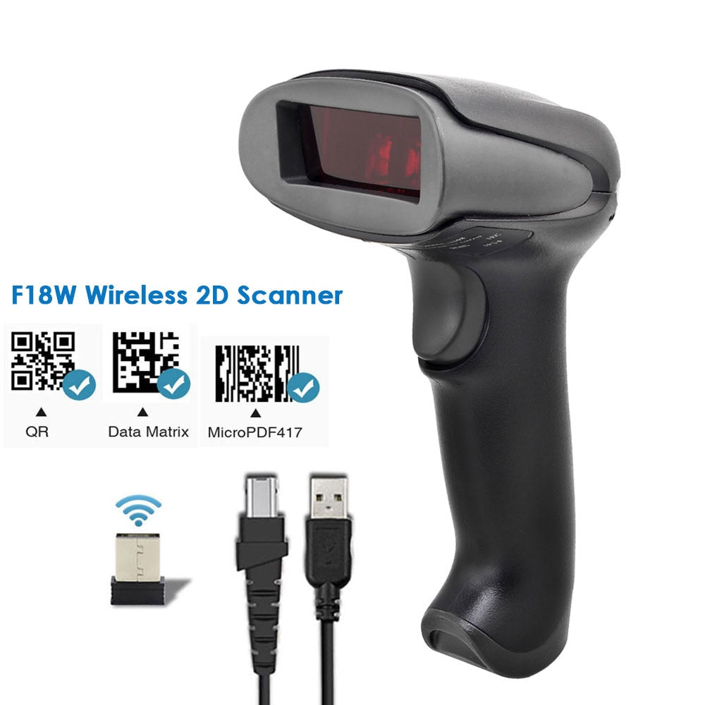 Barcode Scanner Readers, wired and Wireless Bluetooth