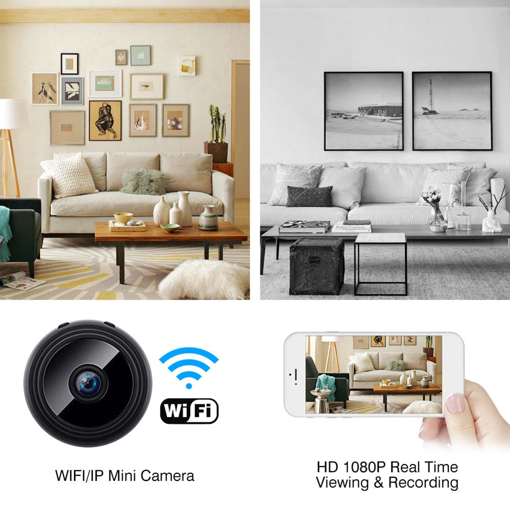 Mini Camera HD 1080P Wireless Motion Detection Security Wifi Video Surveillance