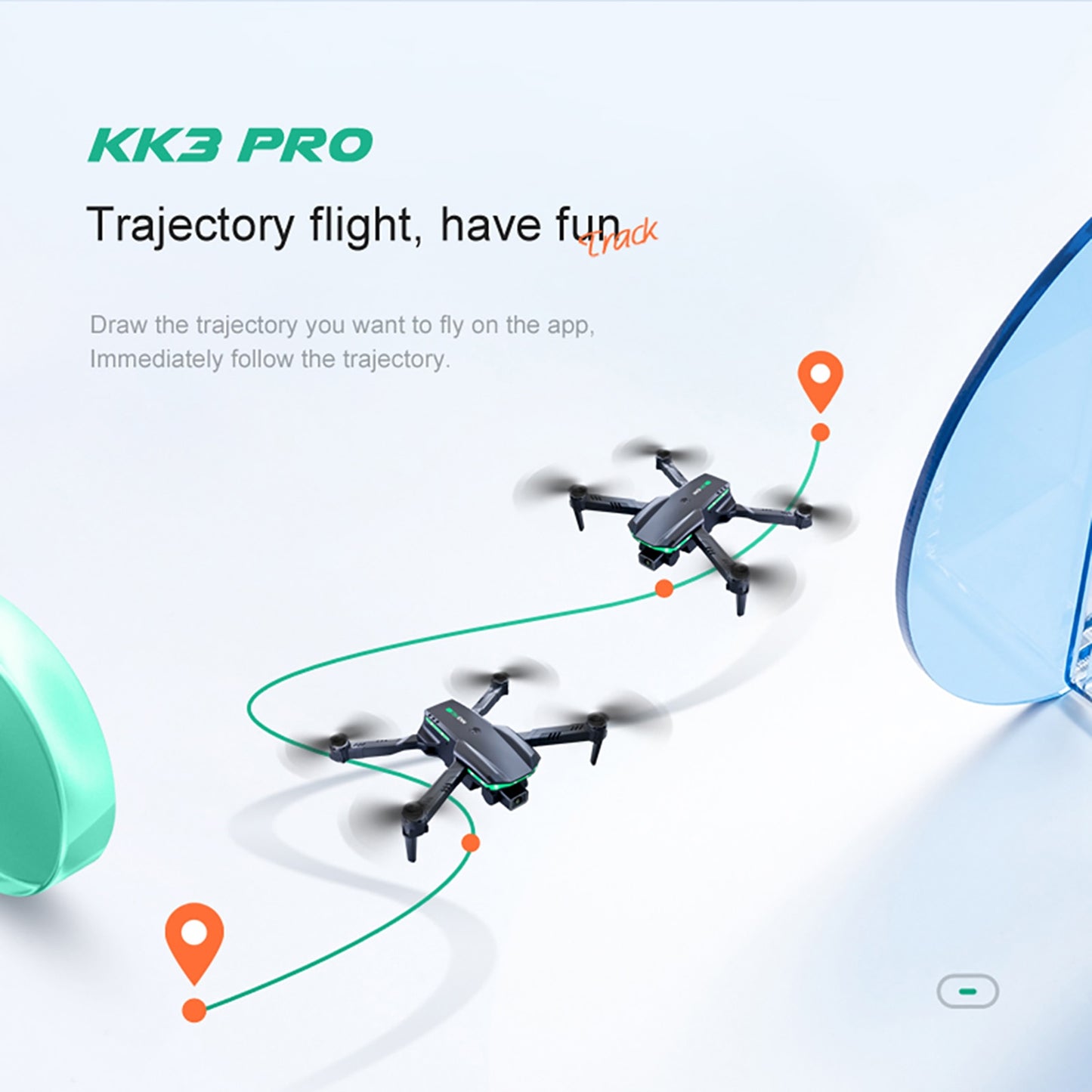 4K HD Dual Camera with WIFI Obstacle Avoidance Quadcopter