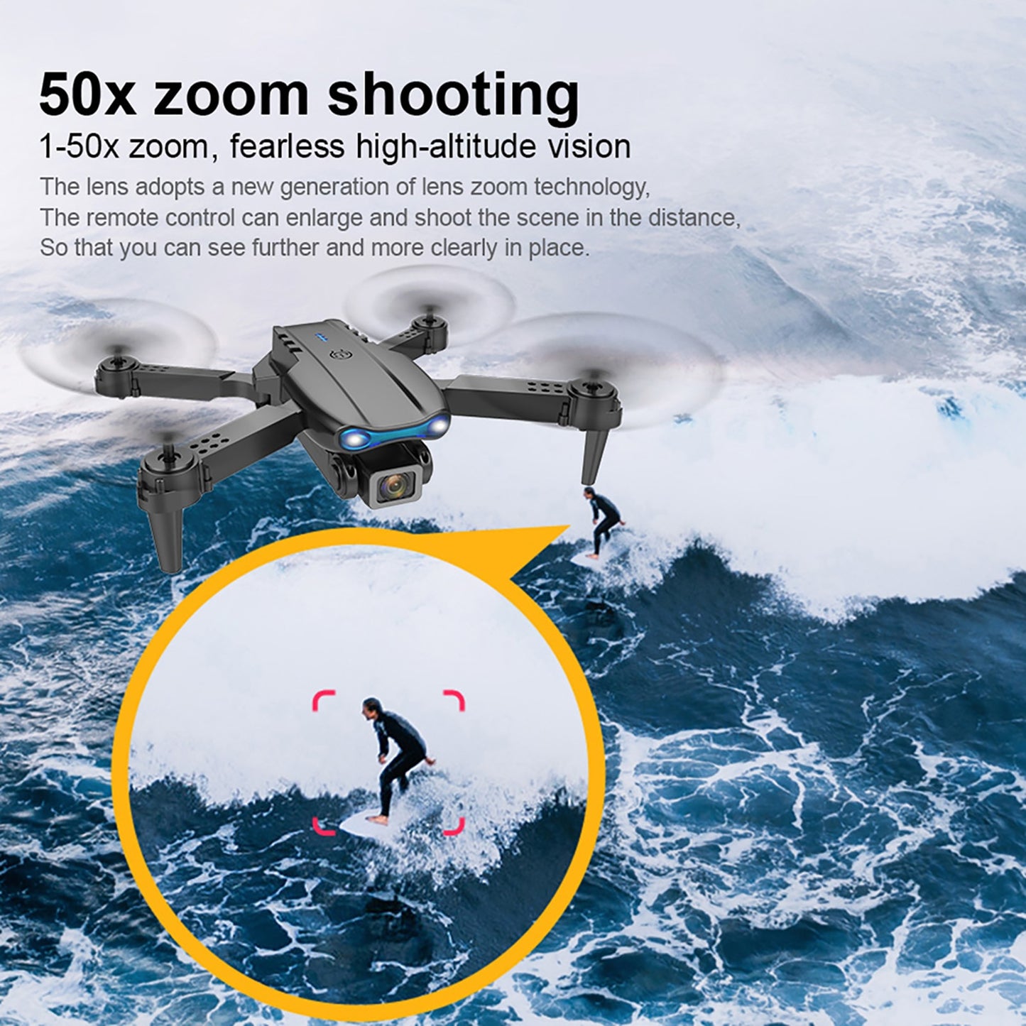 4K HD Dual Camera 1080P Obstacle Avoidance RC Drone