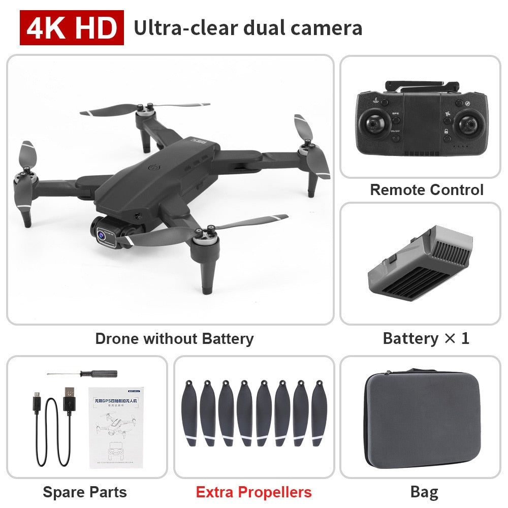 5G FPV Quadcopter Dual Camera 250g Drone VS KF102