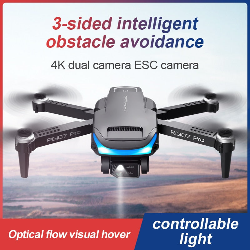 4k Drone 3 Side Avoid Obstacles HD Dual Camera WiFi