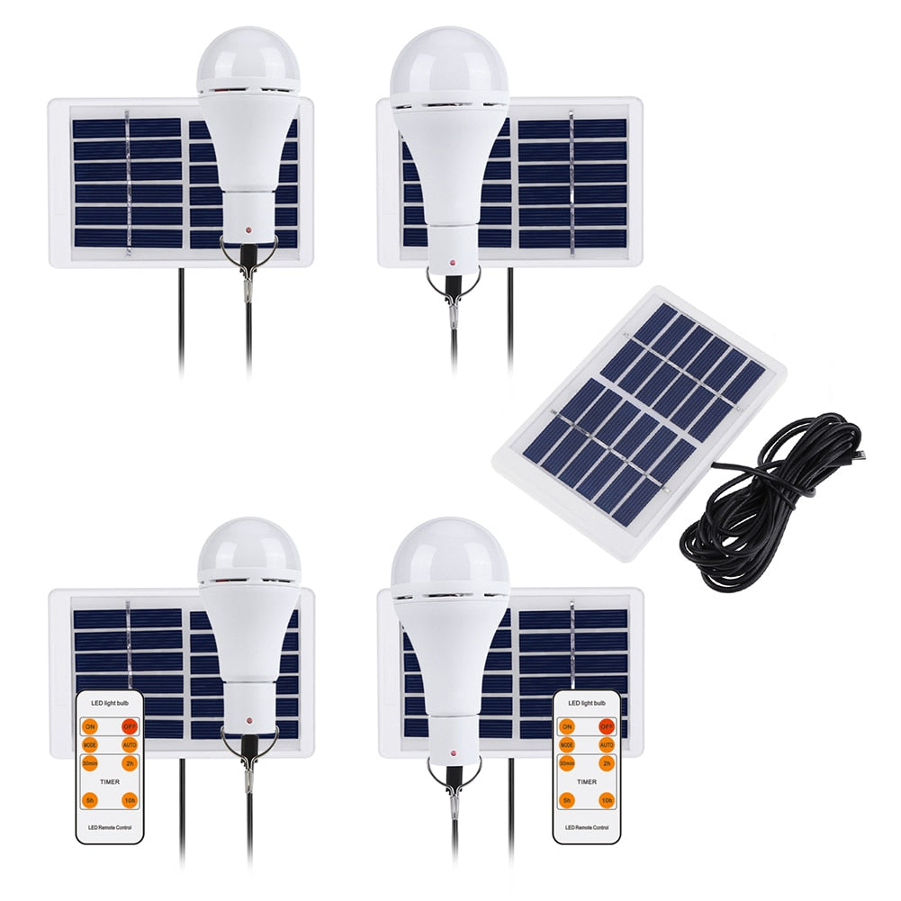 LED 7W 9W Solar Powered Bulb, Outdoor / Garden / Camping / Fishing