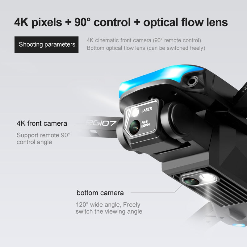 4K Dual HD Camera FPV Aerial Photography