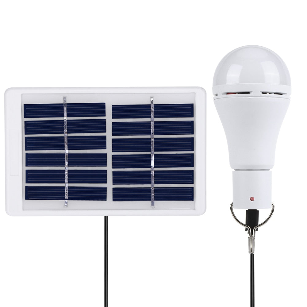 LED 7W 9W Solar Powered Bulb, Outdoor / Garden / Camping / Fishing