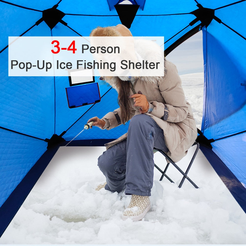 High Quality Easy Set-up Winter Waterproof Fishing Camping Tent